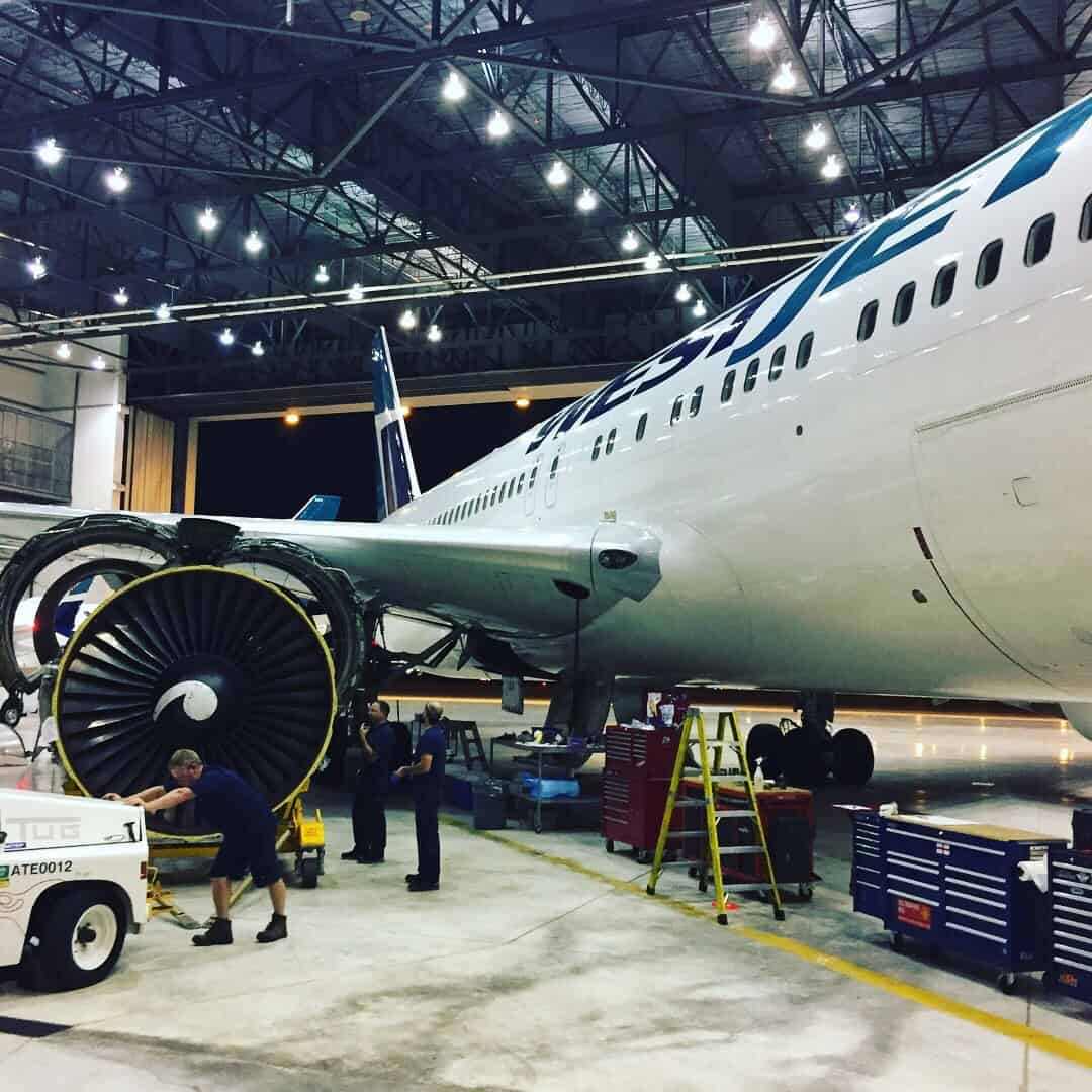 WestJet mechanics prepare for strike vote, Pearson Airport in Mississauga.
