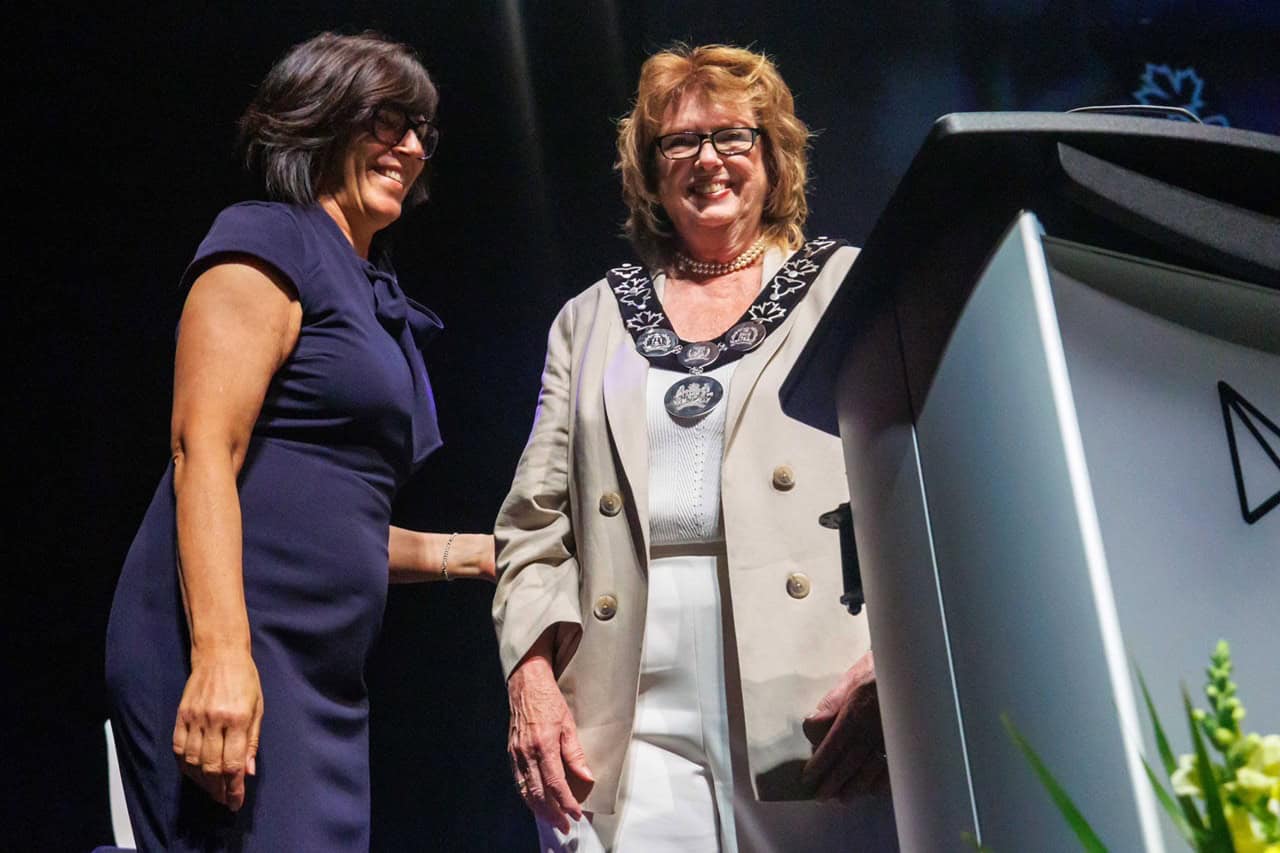 New mayor of Mississauga Carolyn Parrish sworn in.