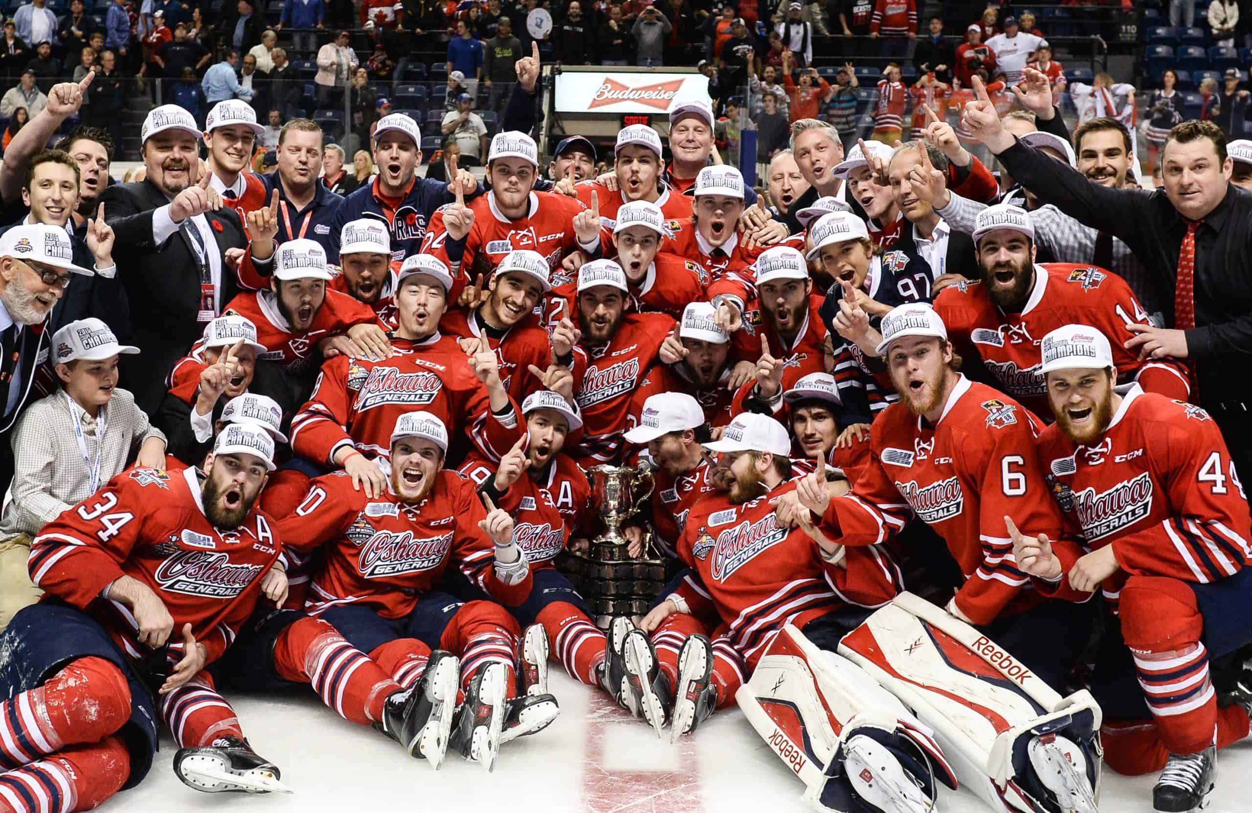 2015 Memorial Cup champion Oshawa Generals. Photo CHL Images