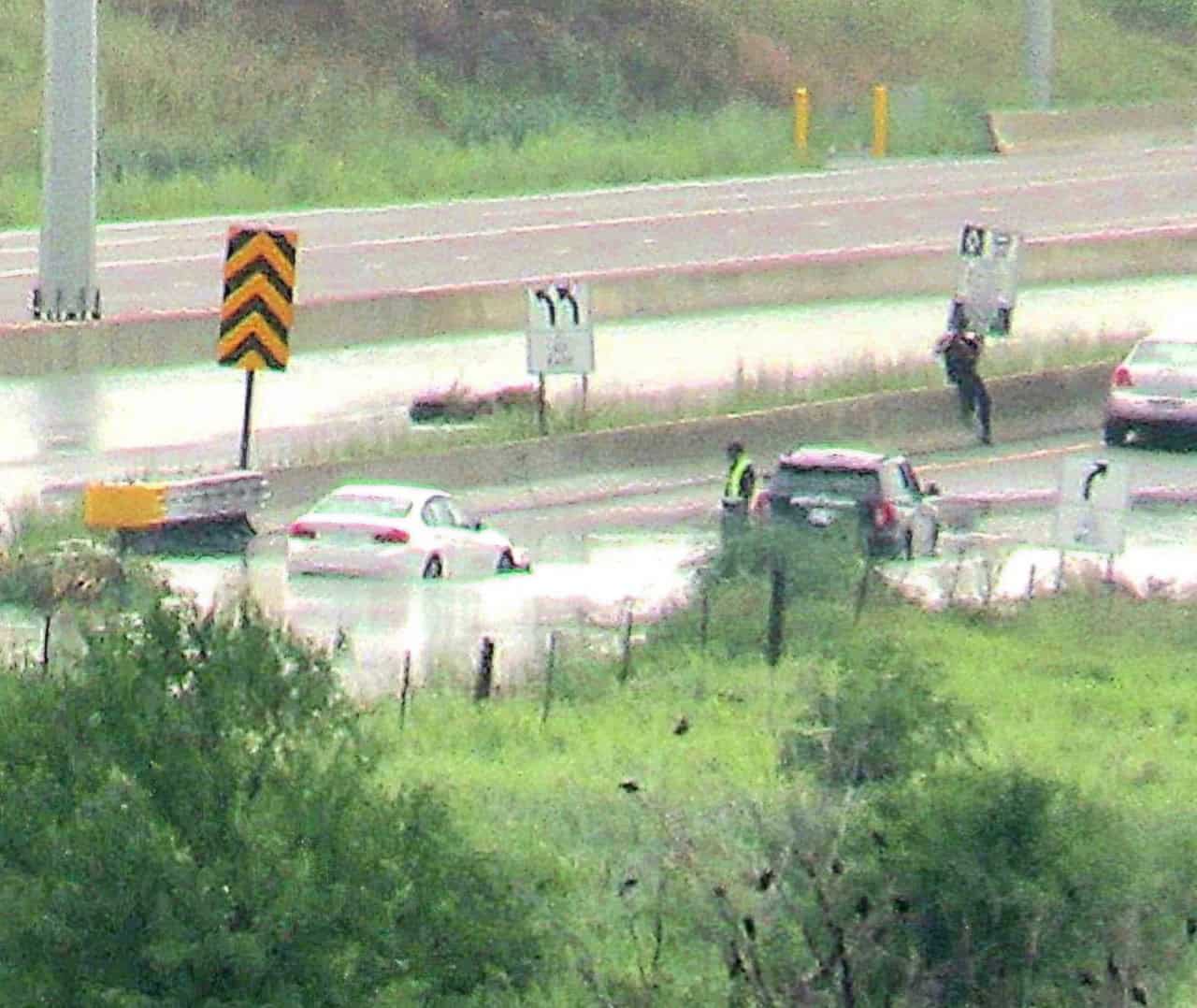 Highway 410 closed in Mississauga due to flooding from rain.