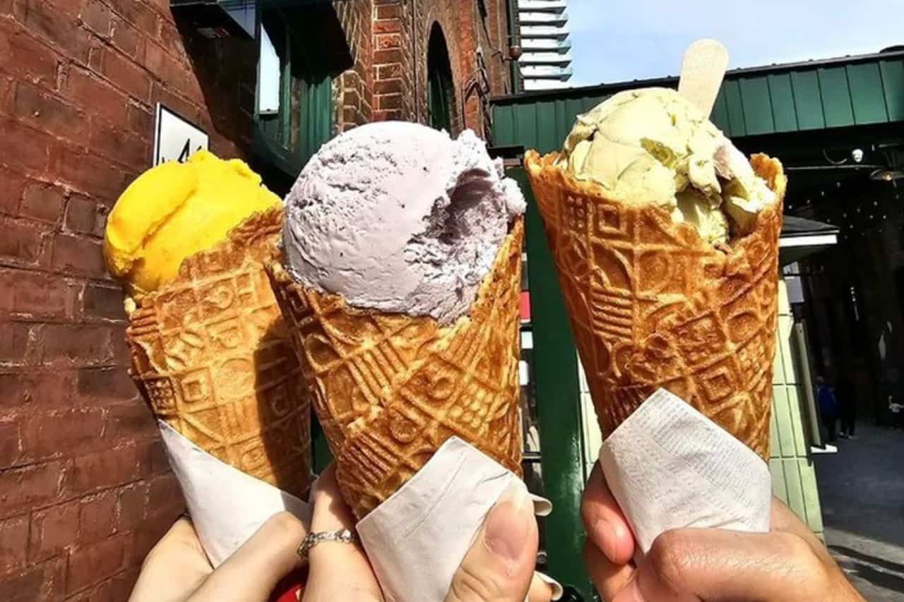 scooped ice cream square one