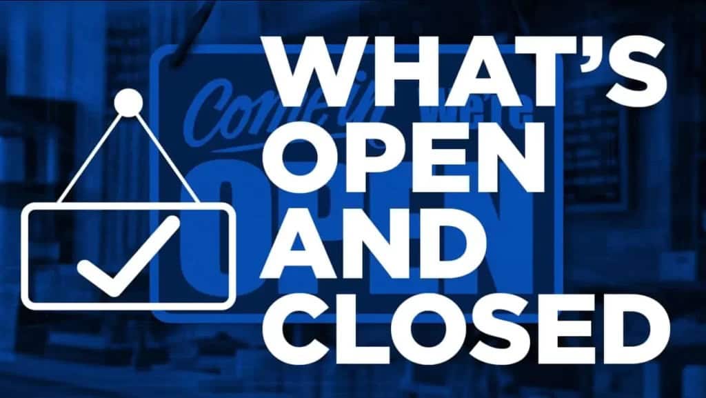 open and closed southern ontario