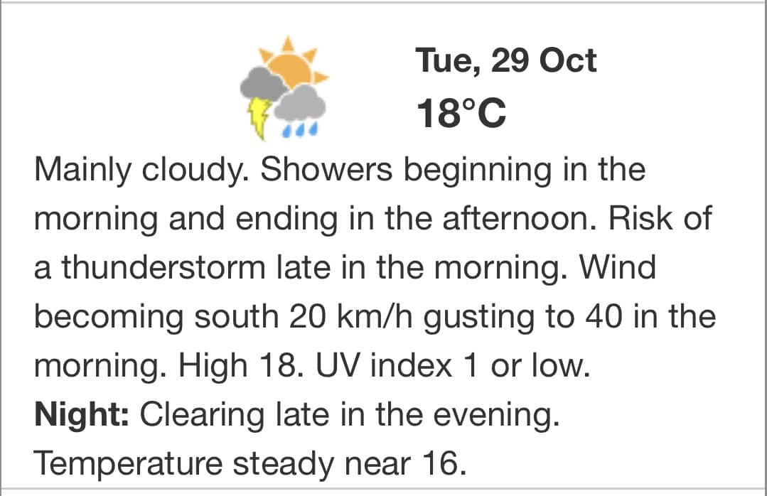 Ontario, Mississauga, Environment Canada, weather, forecast, showers, cloudy, wind,