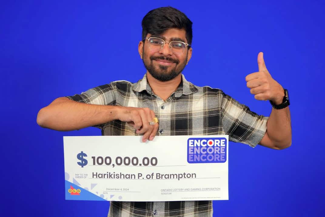 Encore lottery Brampton prize