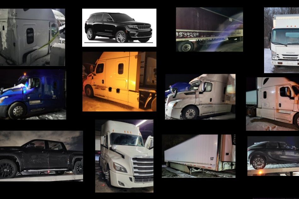 $1.4M worth of stolen trucks and vehicles seized in commercial raid north of Brampton