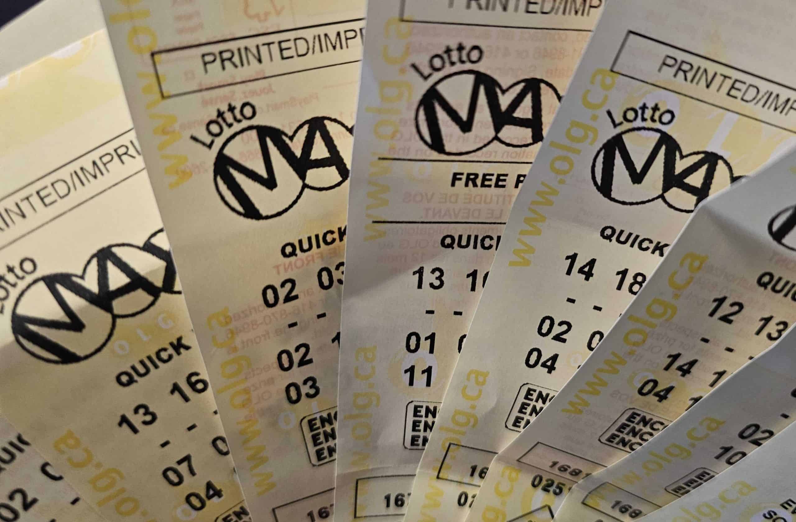 Did someone in Ontario win the $55 million lottery jackpot?