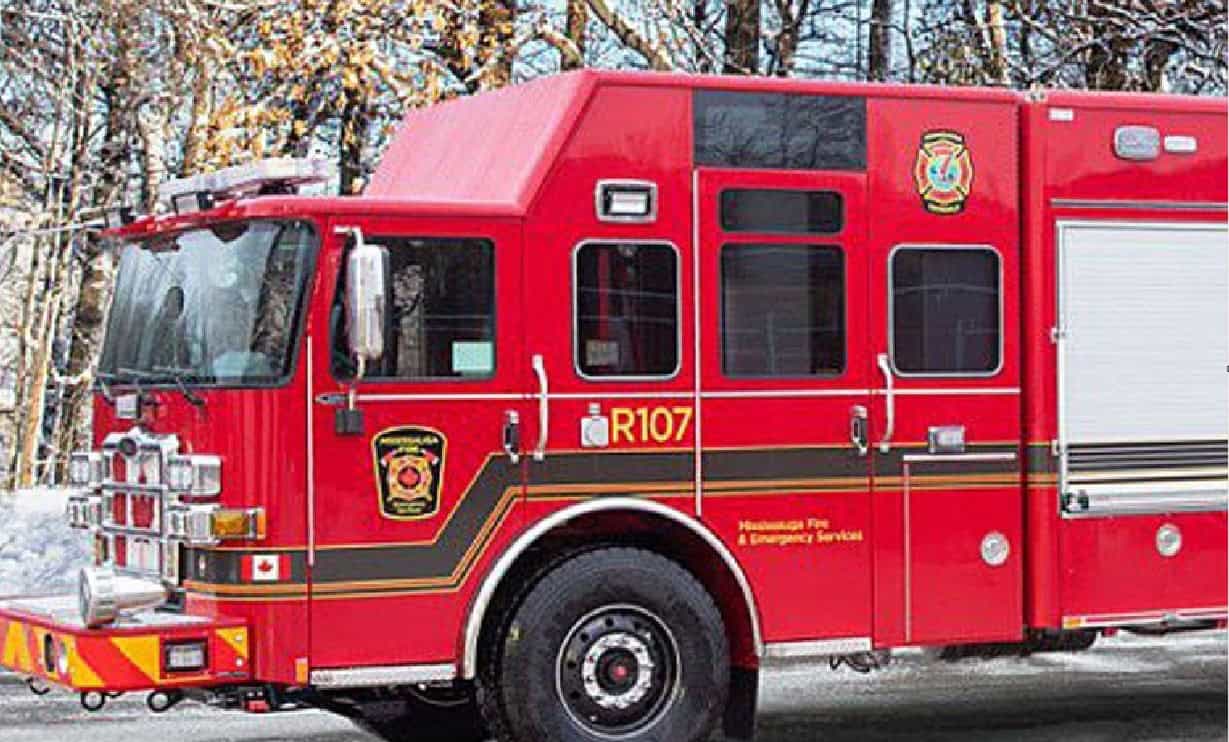 House fire in Mississauga.
