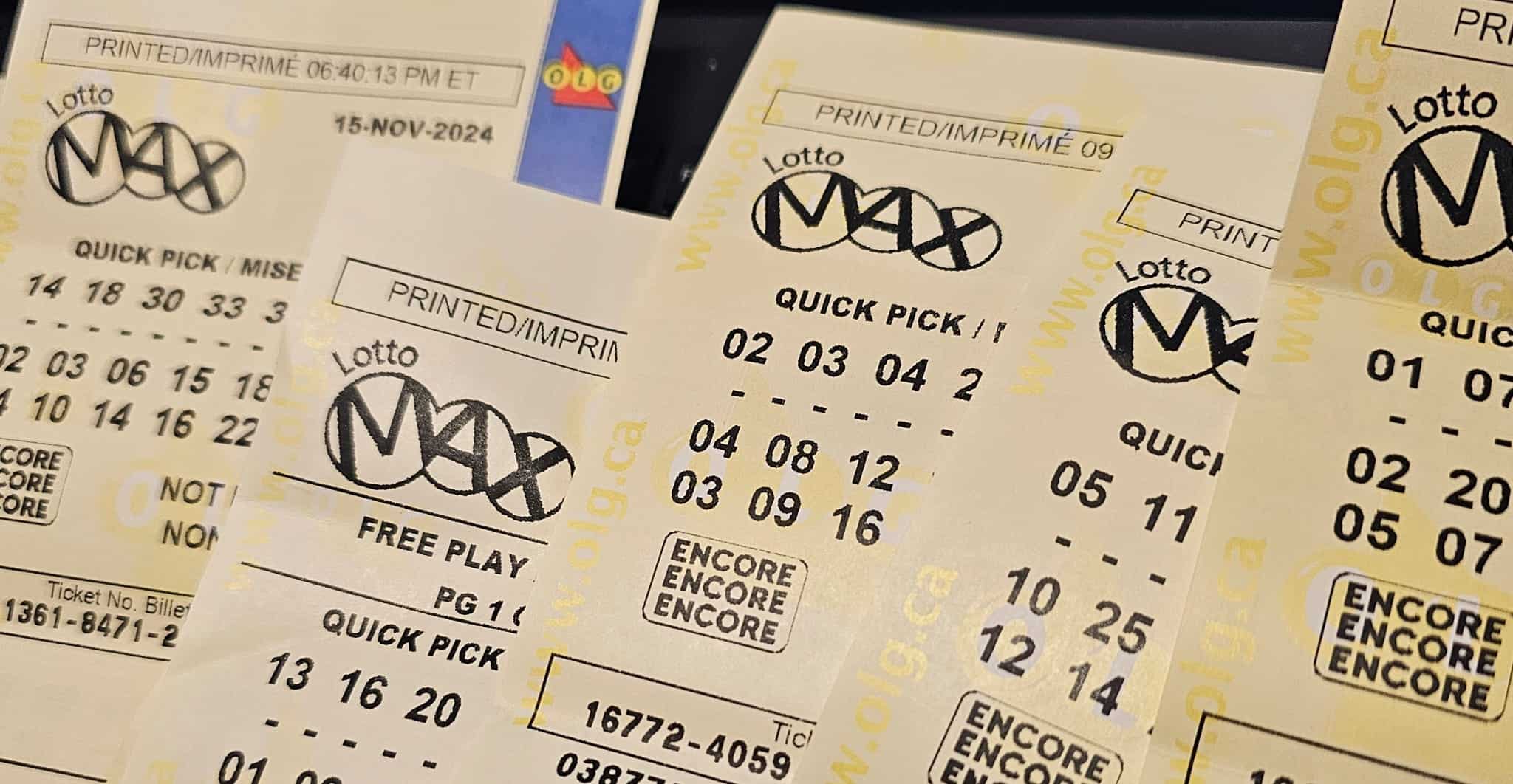 Did someone win the big lottery jackpot last night in Ontario?