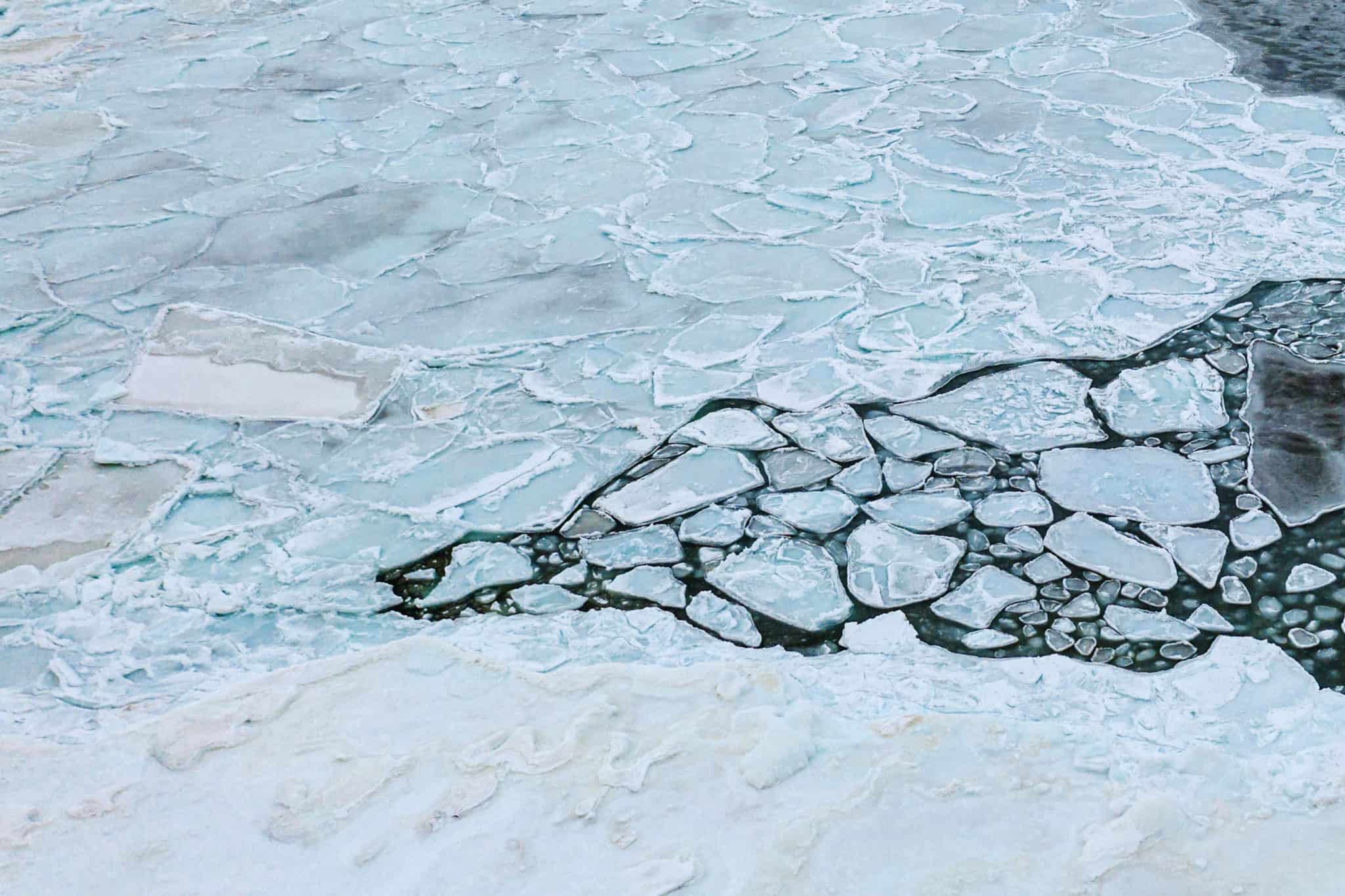 snowmobilers fall through ice ontario