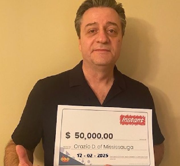 A $50K lotto winner from Mississauga.