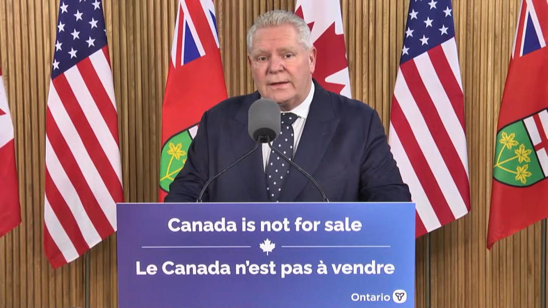 Ontario retaliation U.S. tariffs, LCBO, Starlink