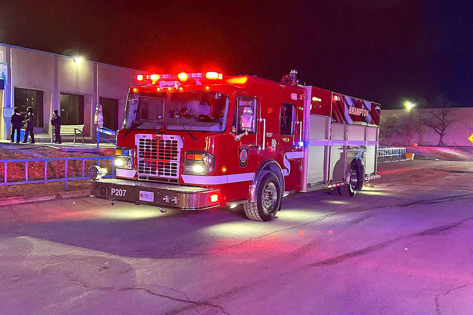 brampton fire commercial building