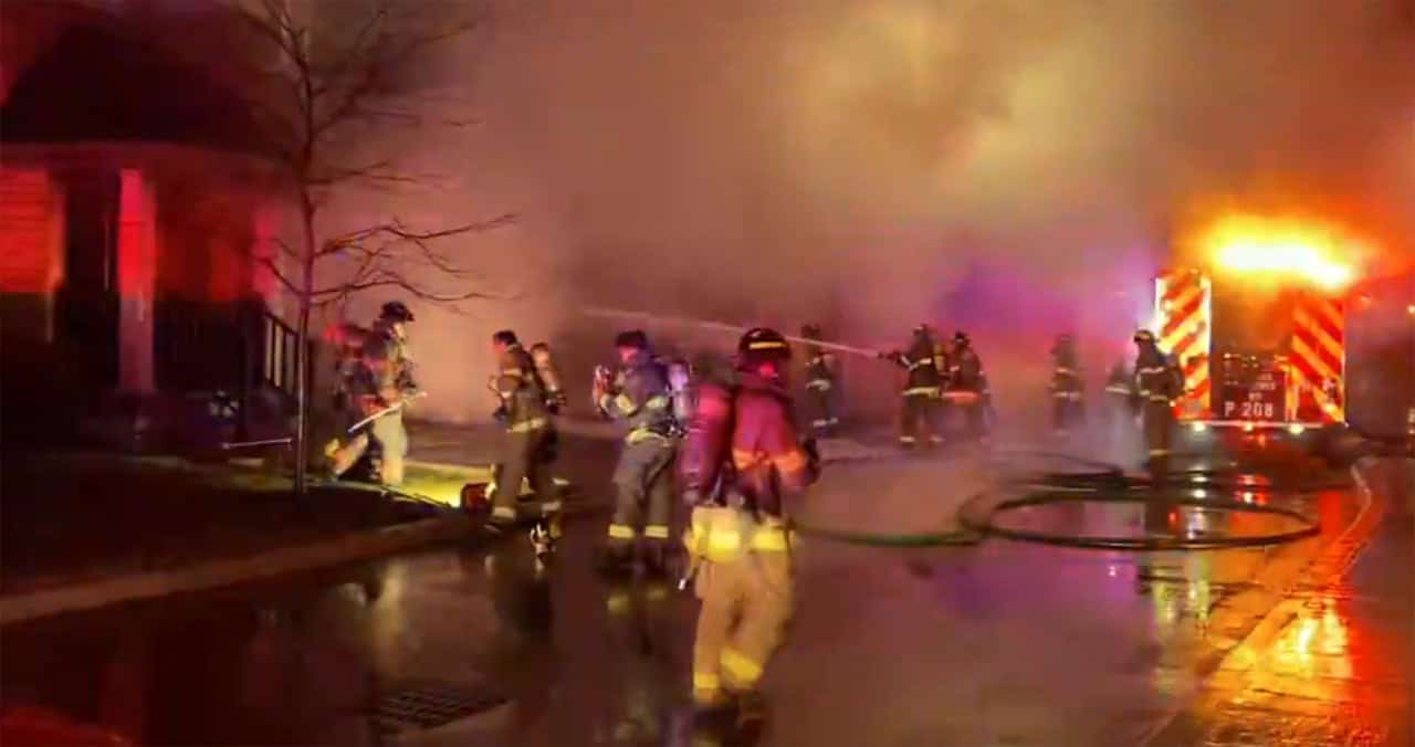 fire Brampton townhouse