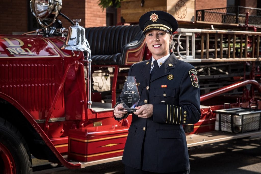 Mississauga fire chief leaves position.