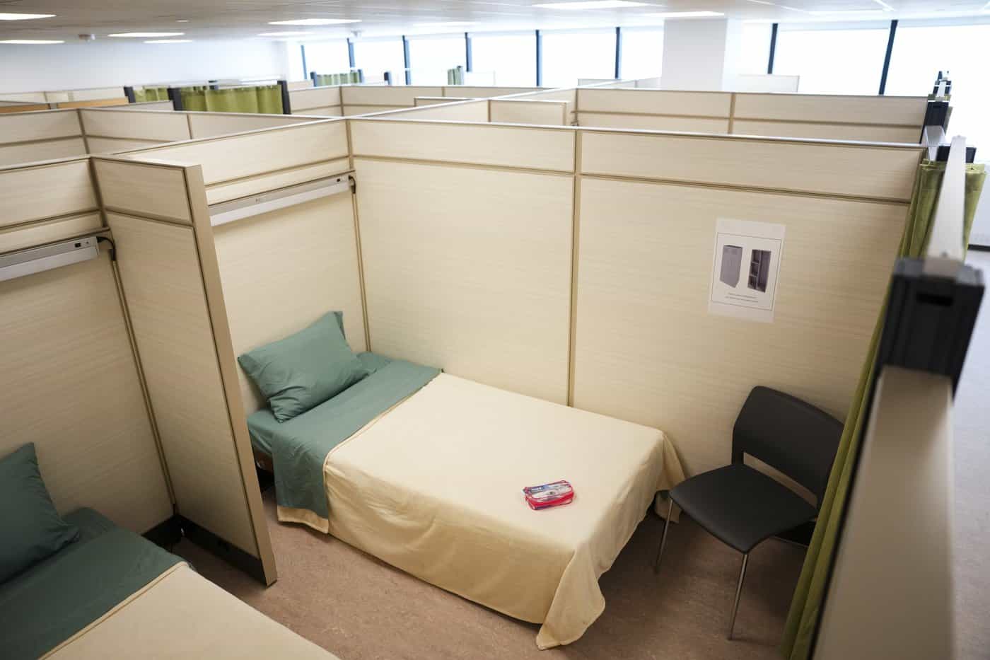 Unused office space turned into interim housing for asylum seekers in this Ontario city