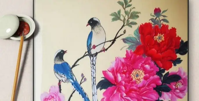 Ting Chen painting