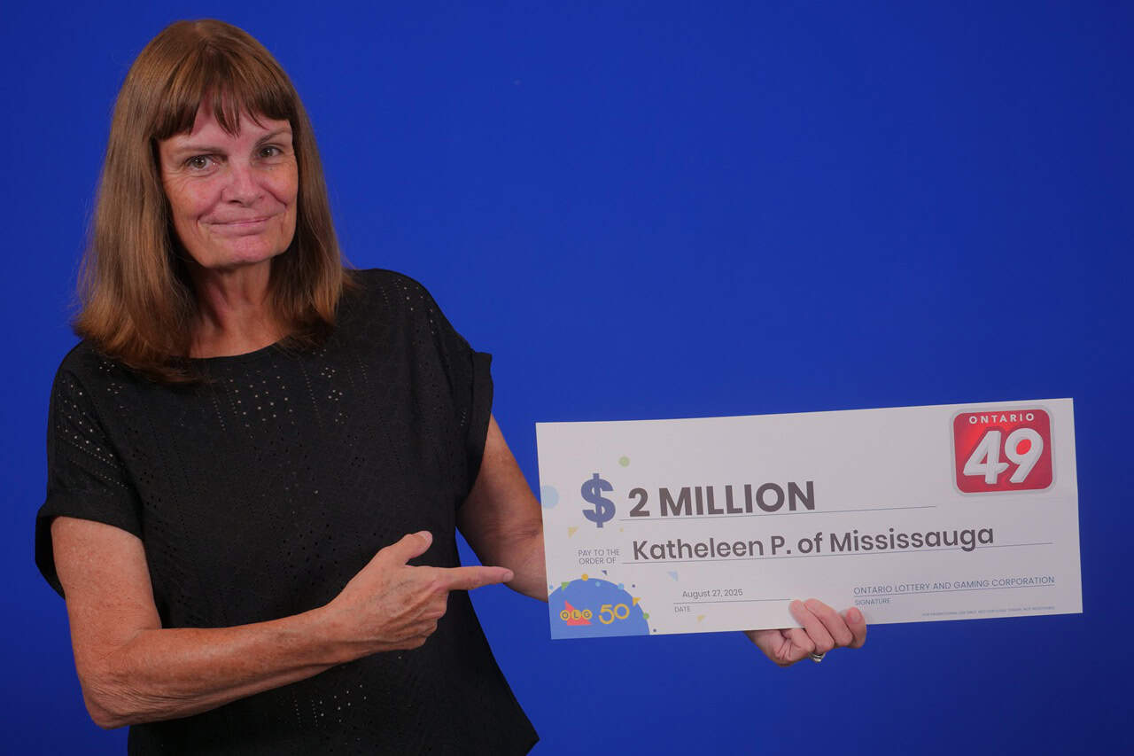 mississauga woman wins two million in lottery.
