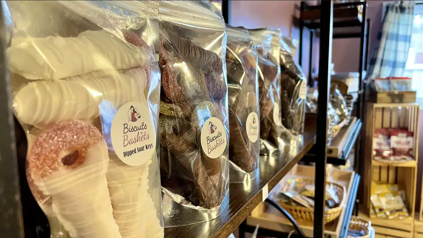 Biscuits to Baskets in Ajax