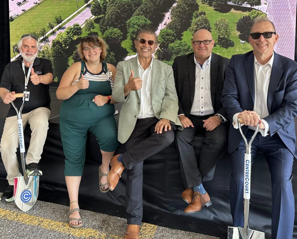Pickering CentreCourt groundbreaking