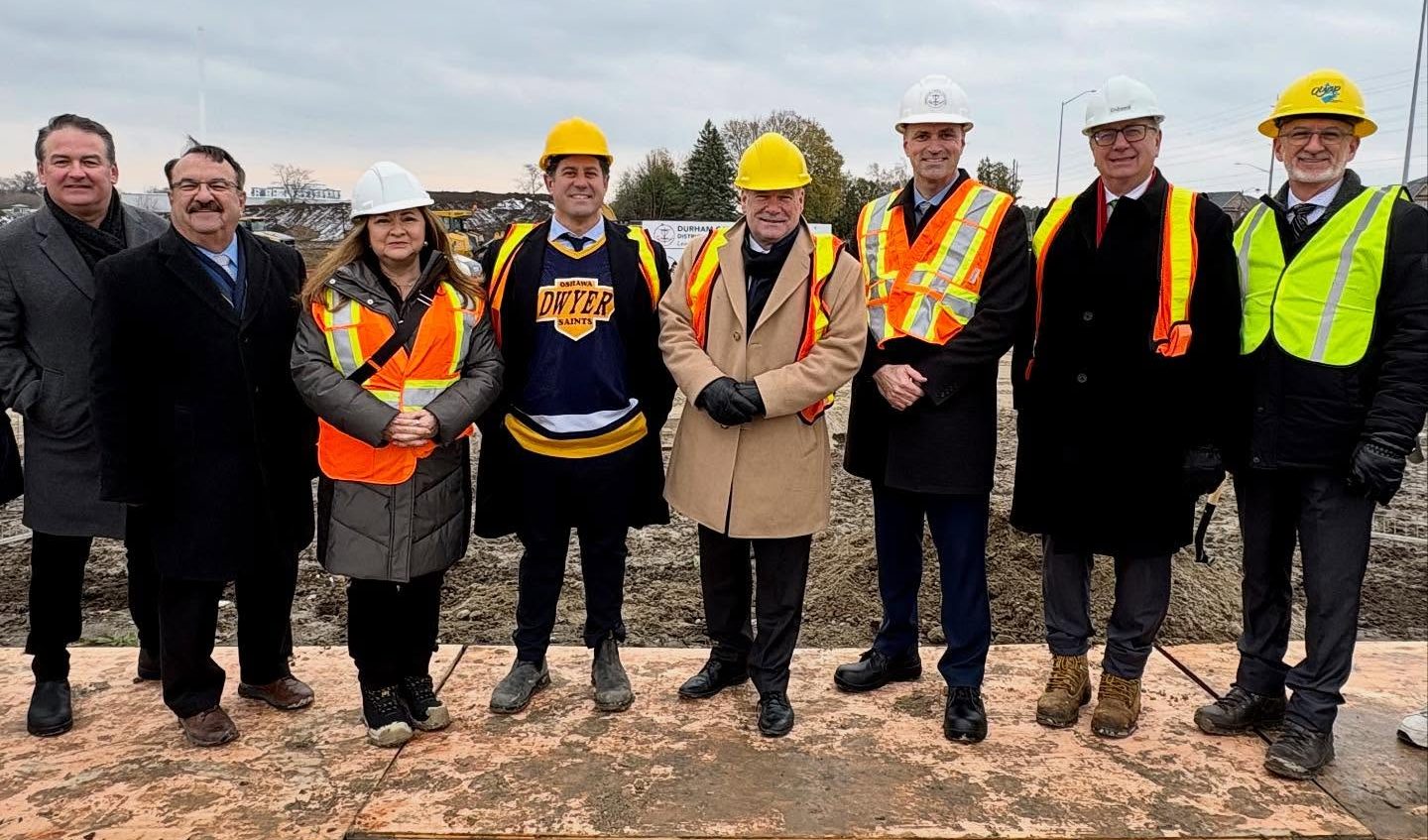 Groundbreaking for new Paul Dwyer Catholic School in Oshawa