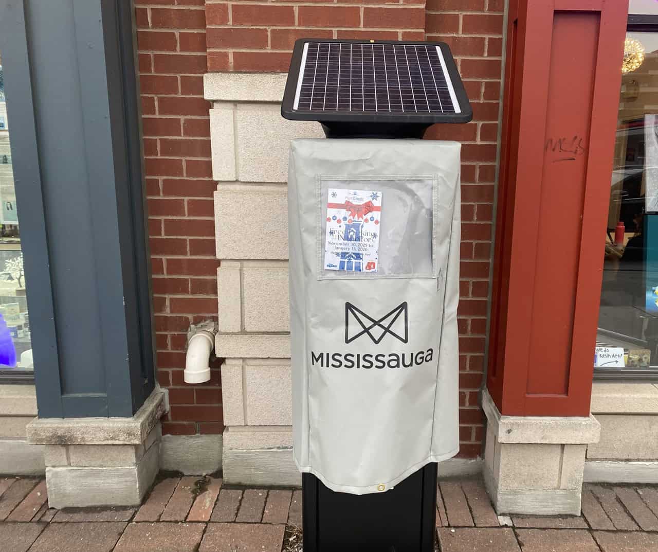 free parking in parts of mississauga during the holidays 2025.