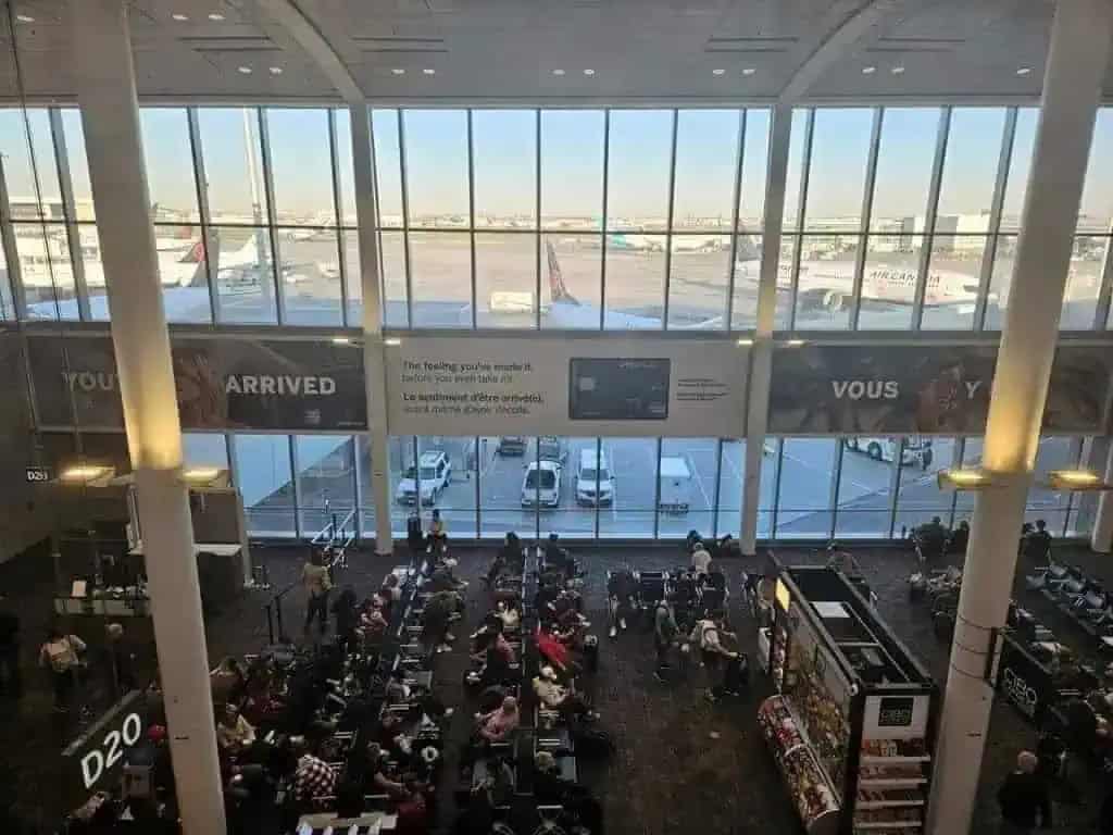 customs delays at toronto pearson airport in mississauga.