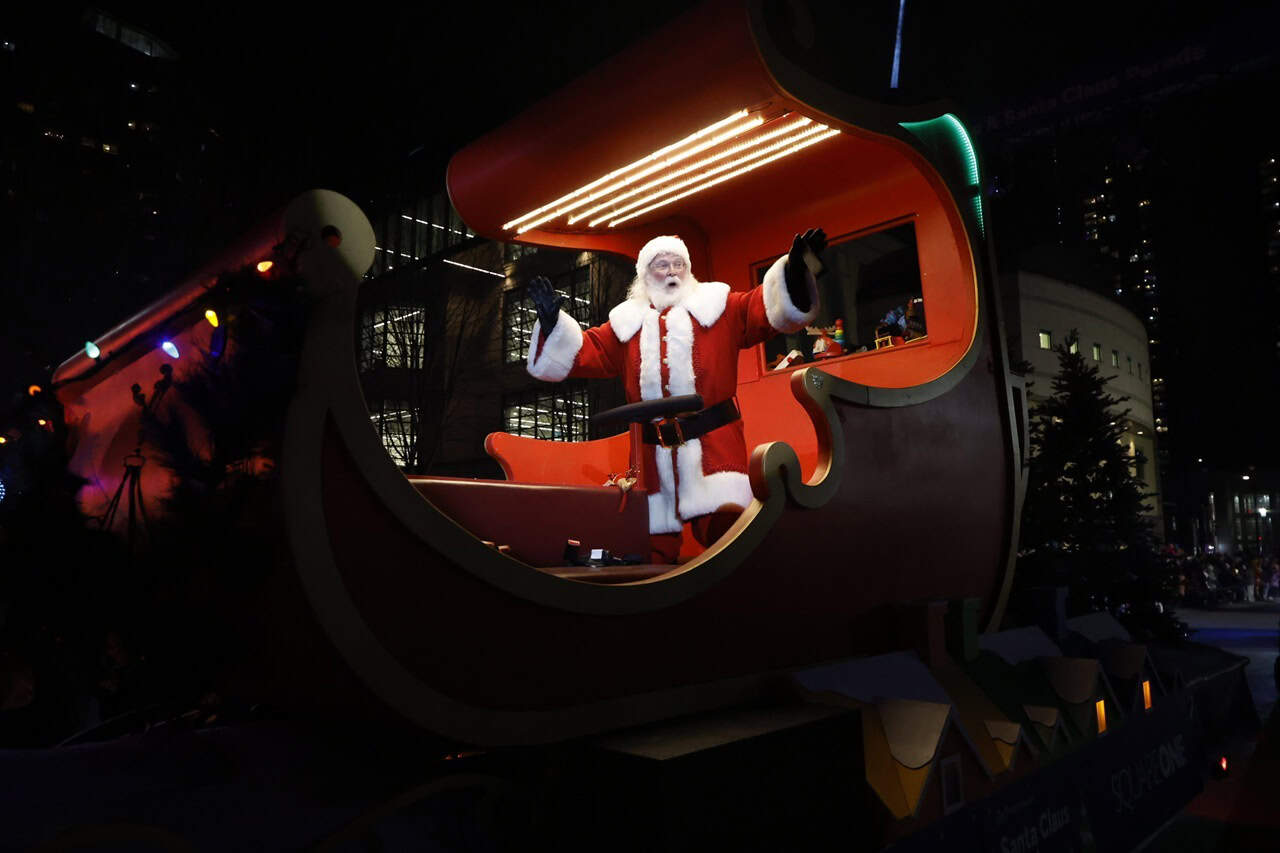 santa parade in mississauga a success.