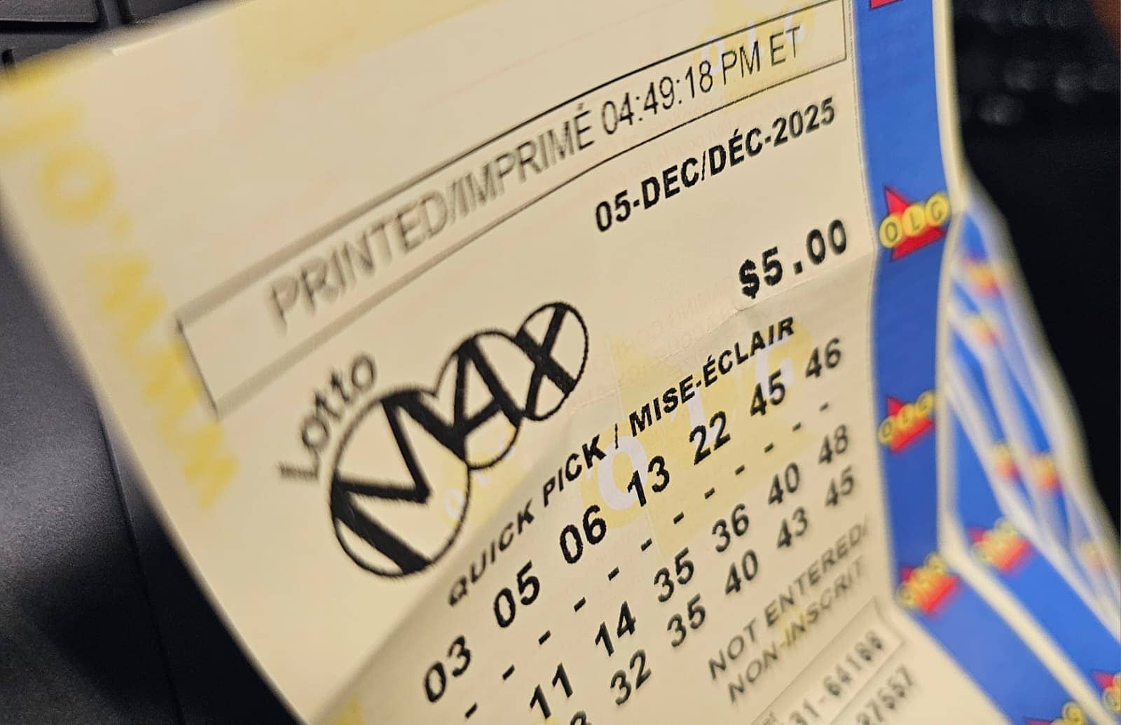 Did someone win the $75 million lottery in Canada?