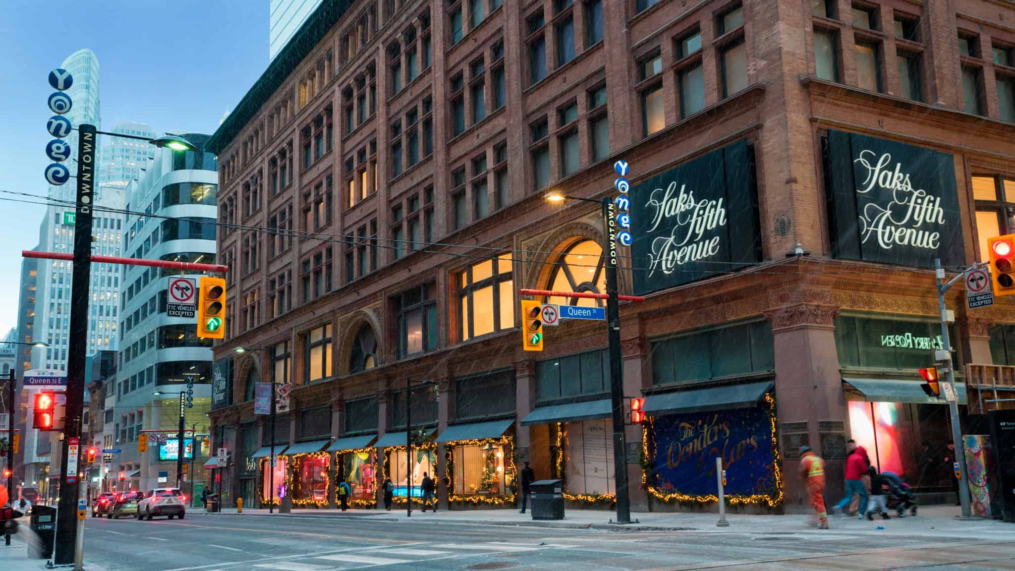 holiday windows hudsons bay toronto
