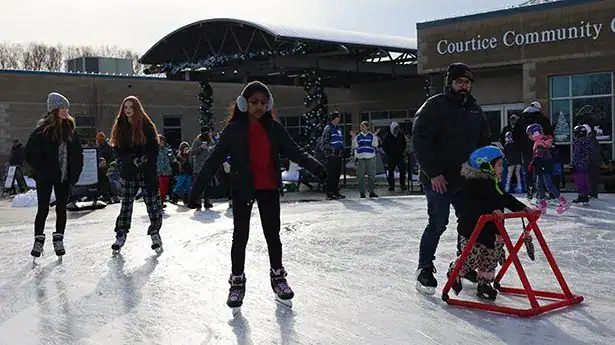 Courtice outdoor skating rink