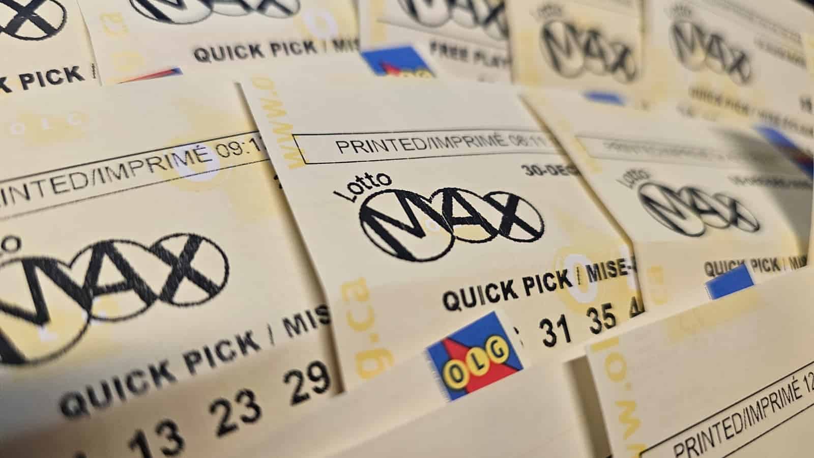 Someone has won the $55 million lottery in Canada last night