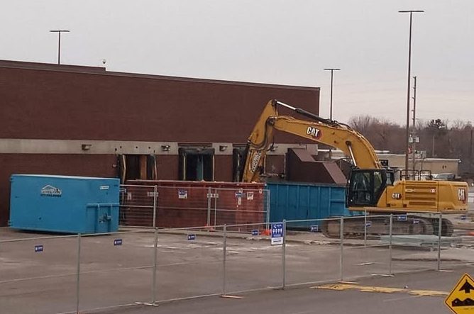 Demolition of the Sears location at the Oshawa Centre begins.