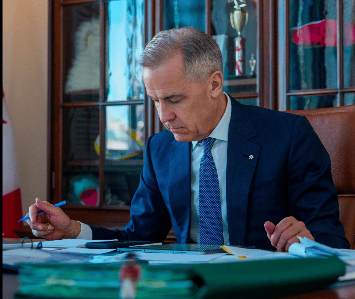mark carney davos wef poll canada