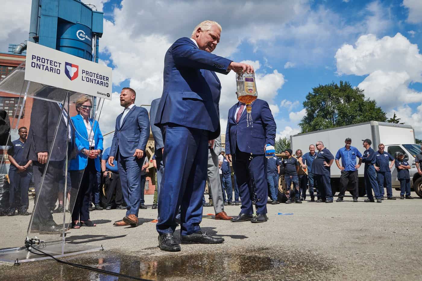 Doug Ford cancels plan to remove Crown Royal from LCBO shelves in Ontario