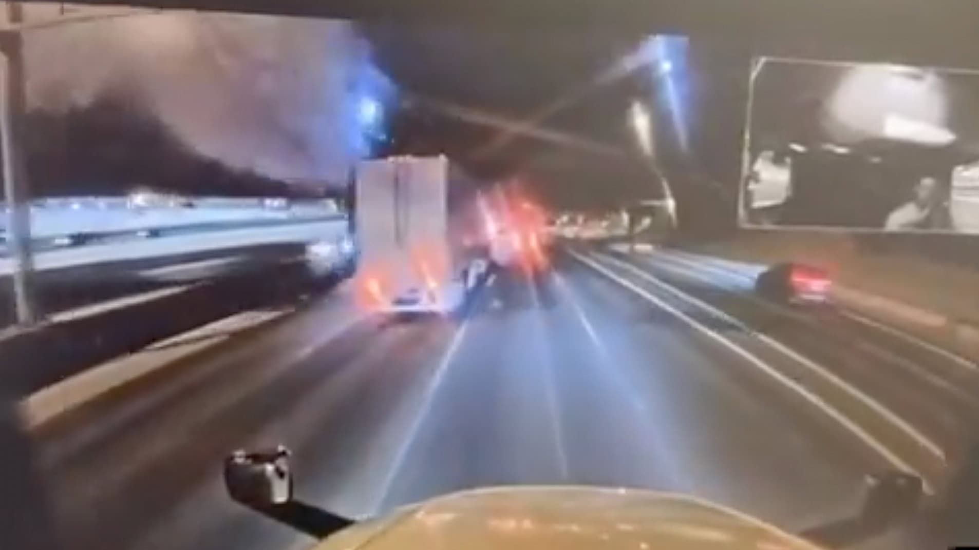 video highway 401 flying car toronto