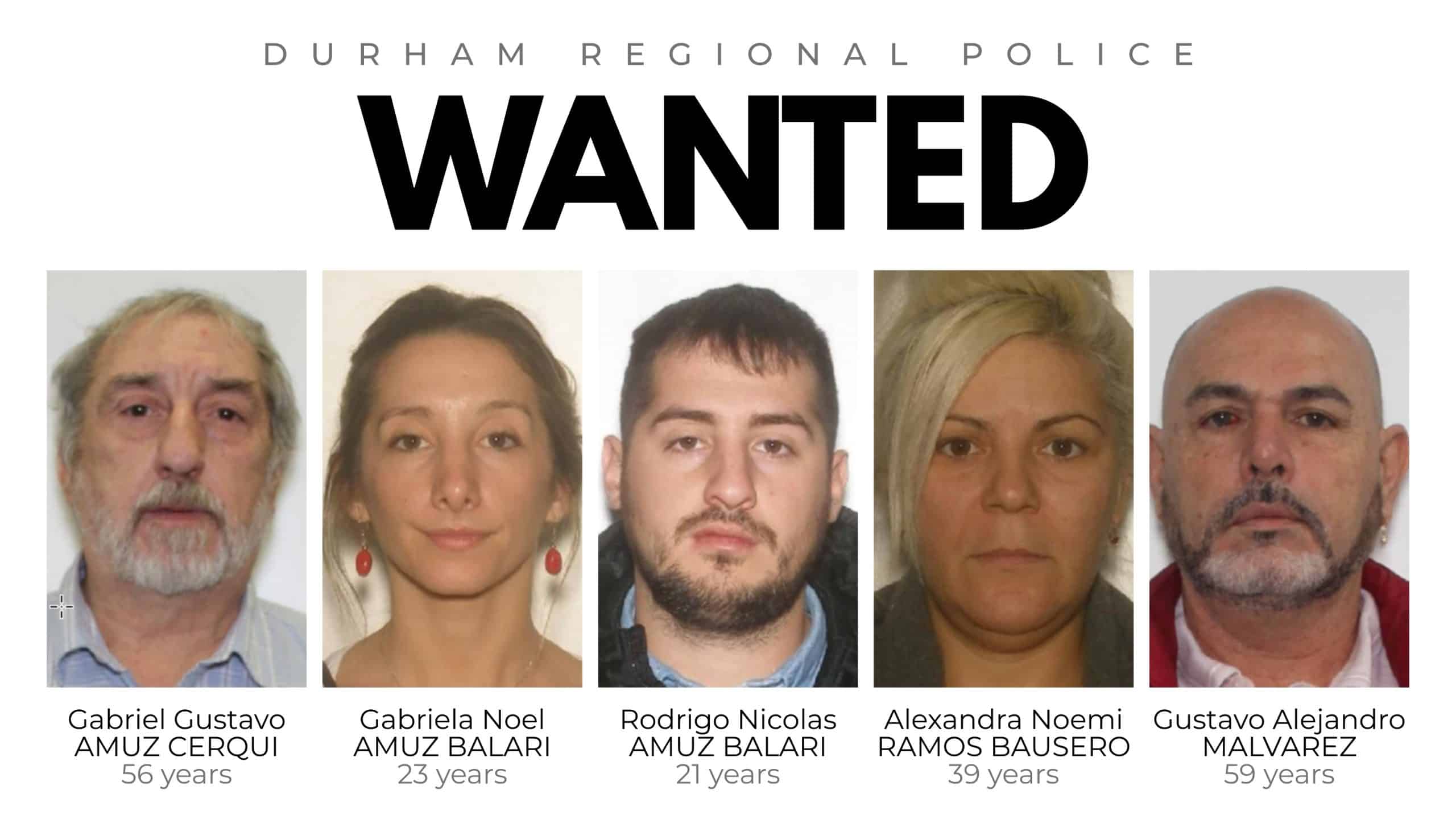 Five wanted by police in long-term fraud investigation into Whitby business
