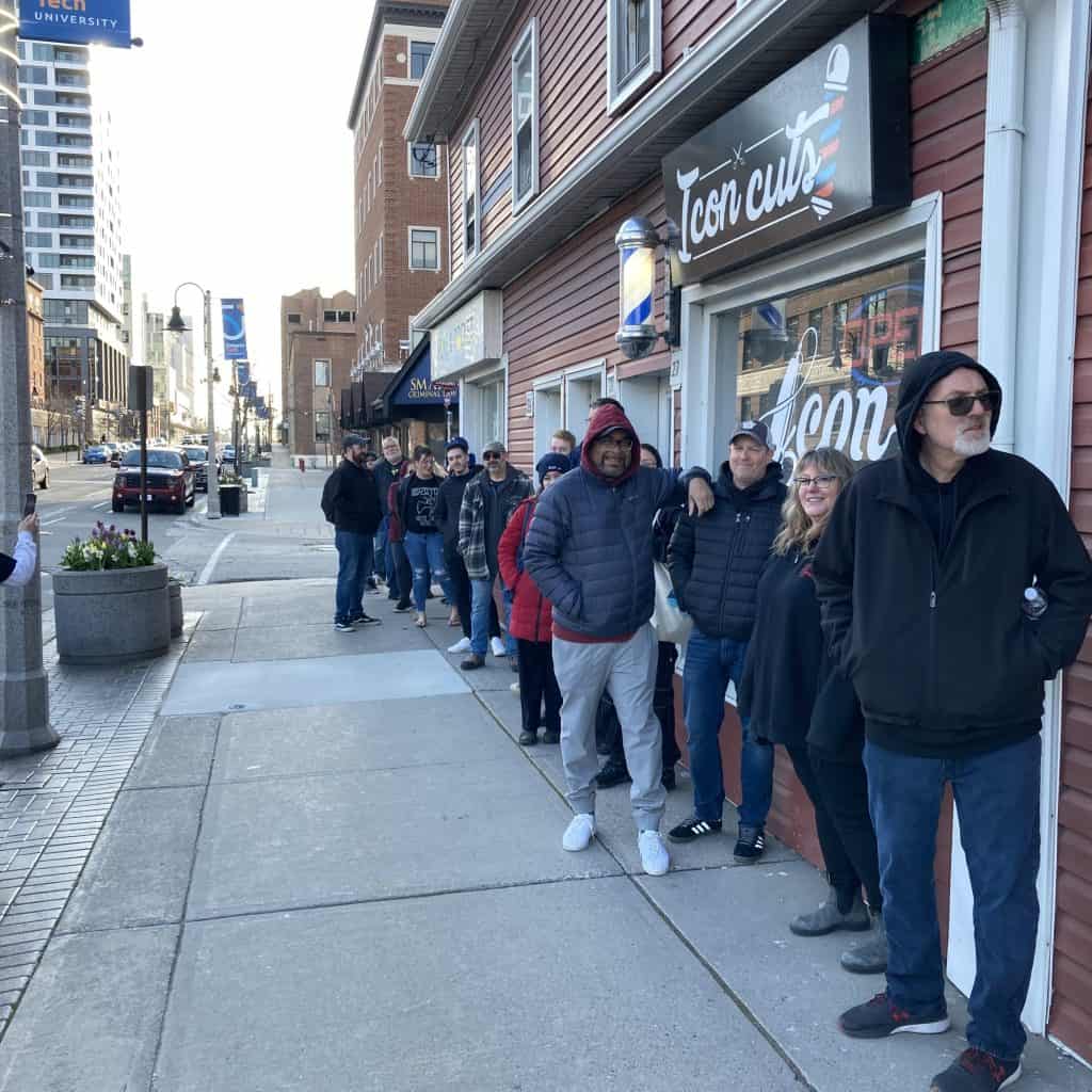 Long lineups for Record Store Day in Oshawa