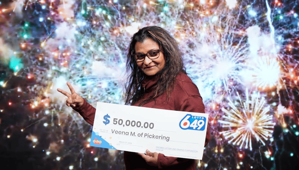 Veena Masih of Pickering won $50,000 in the Feb. 14 Lotto 6/49 Super Draw