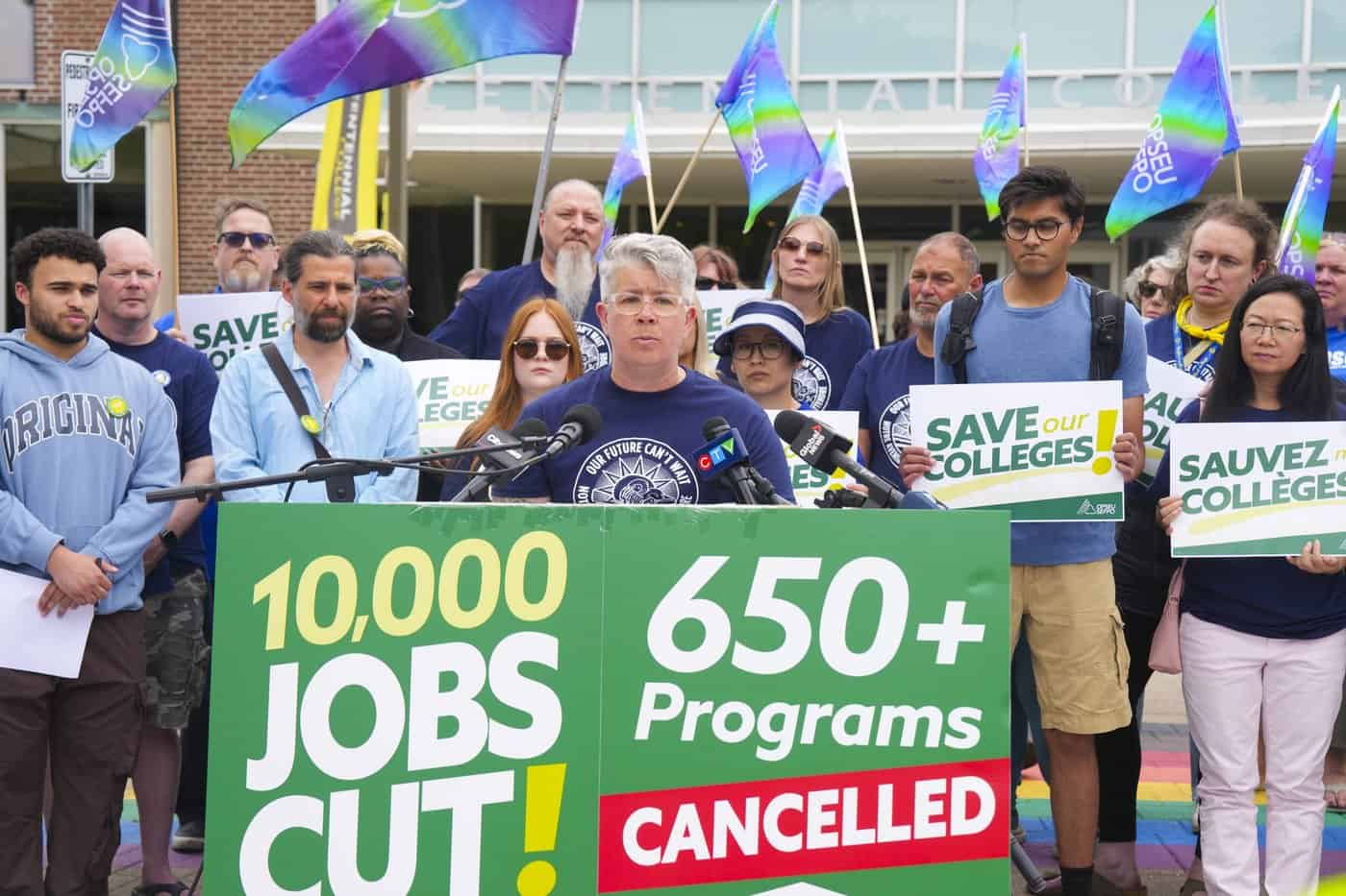 Unions criticize merger of two Ontario colleges, blame low provincial funding