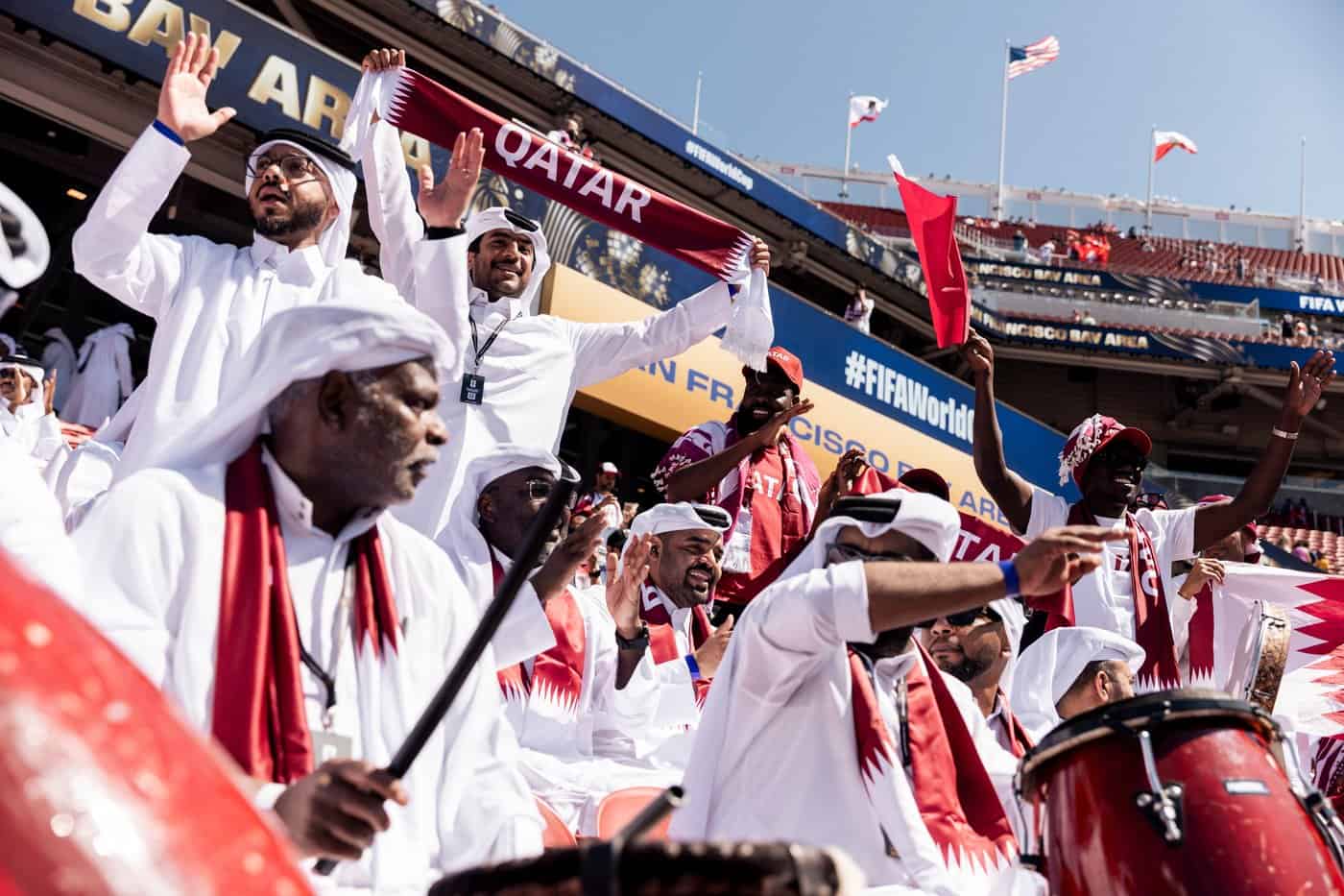 Qatar fans hit Vancouver, their chartered flights and 5-star hotels paid for by king