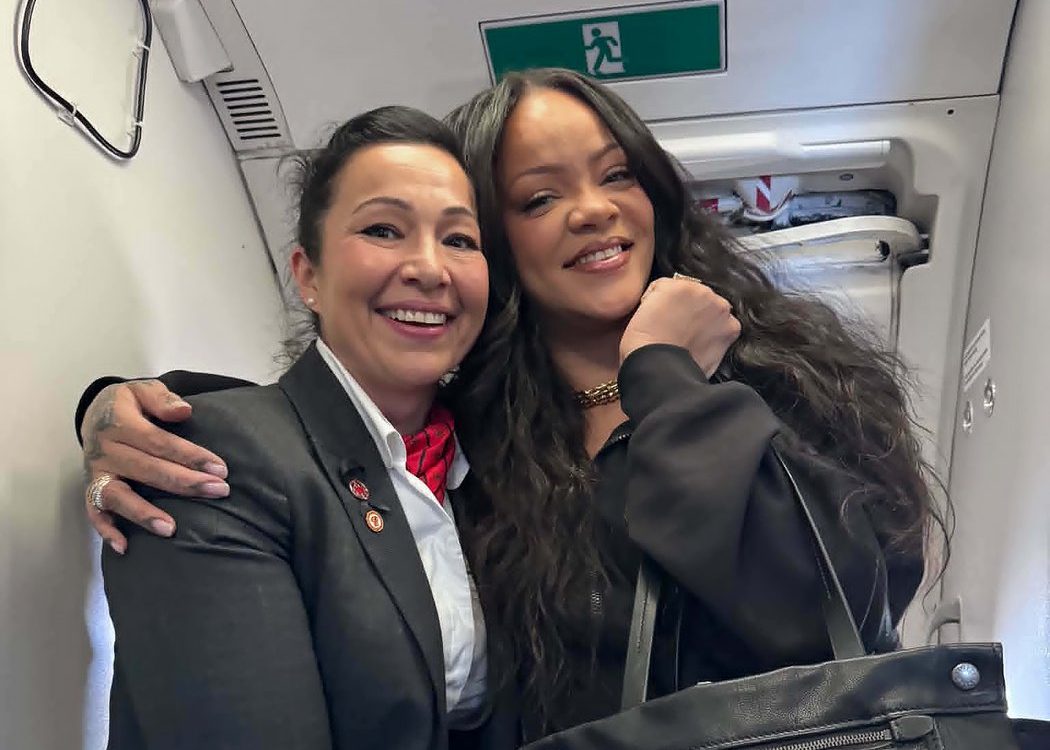 Air Canada flight attendant shares Mohawk culture with pop star Rihanna