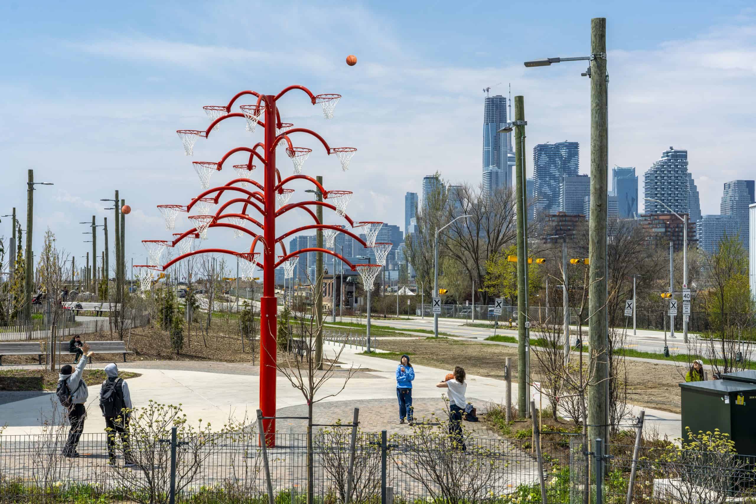 lassonde art trail biidaasige park toronto ontario