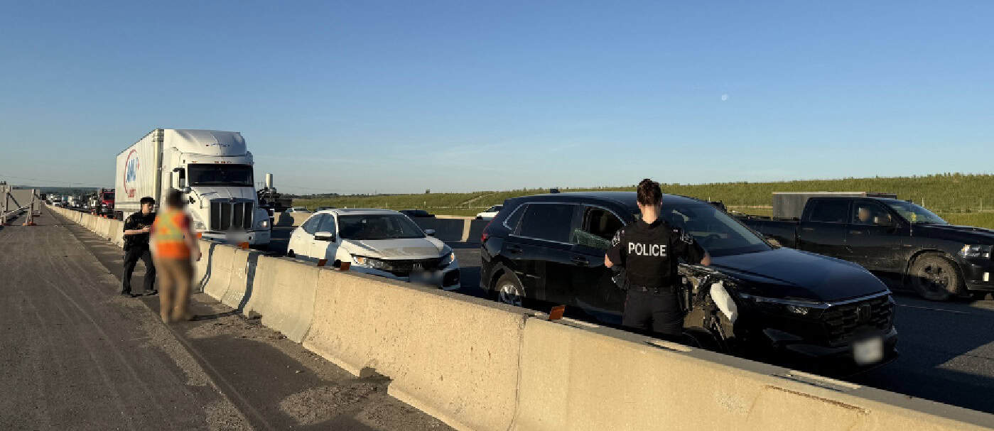 mississauga teen charged after stolen car involved in crash on ontario highway.