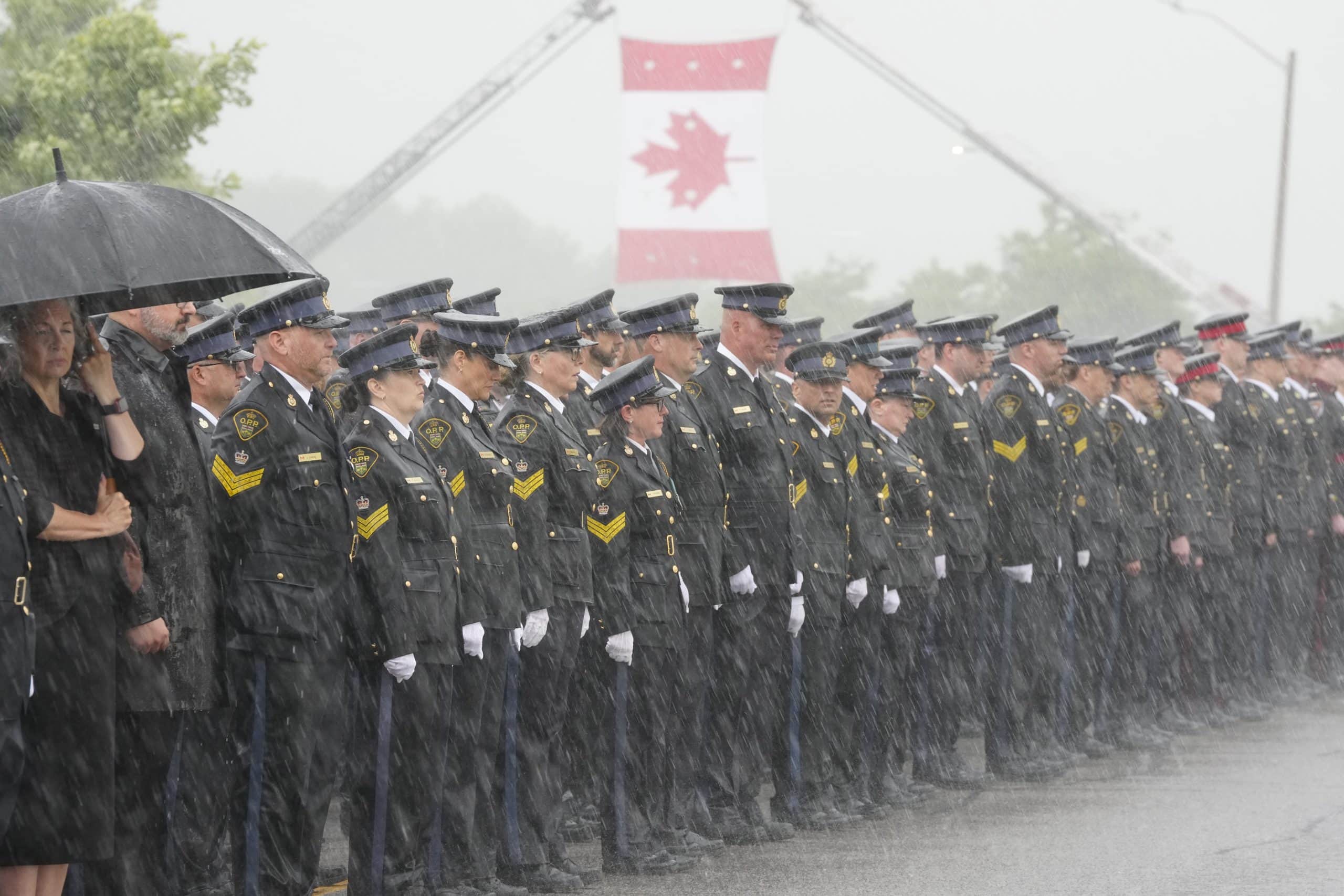 Killed OPP officer from Brampton was 'too young to leave us,' father tells funeral