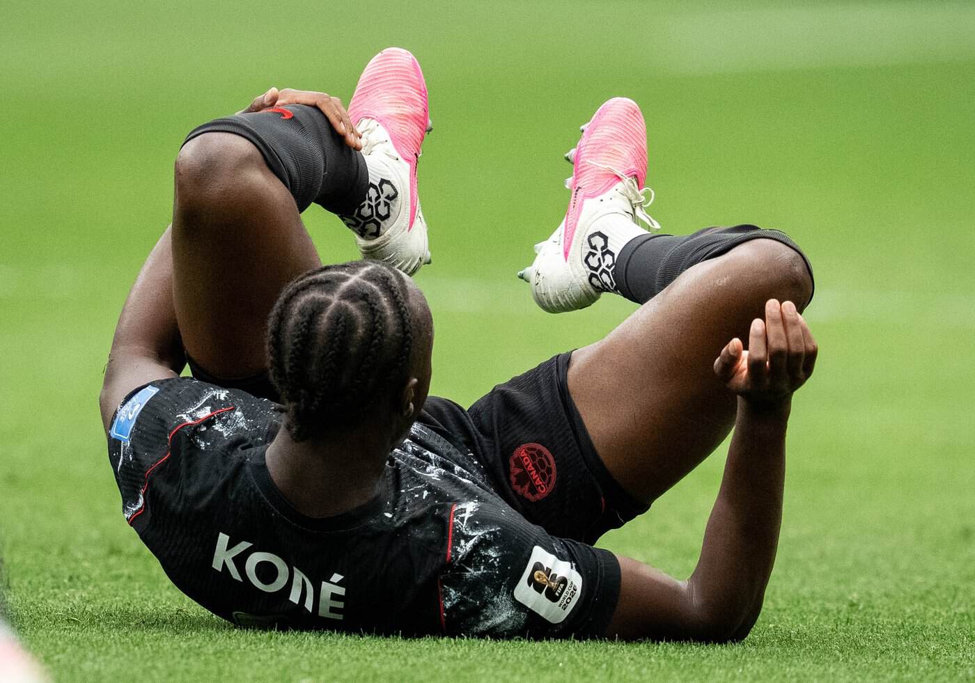 ismael kone soccer canada broke leg