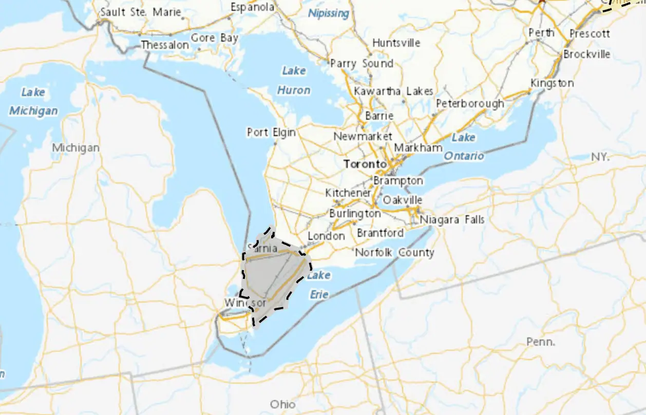 funnel cloud storms ontario