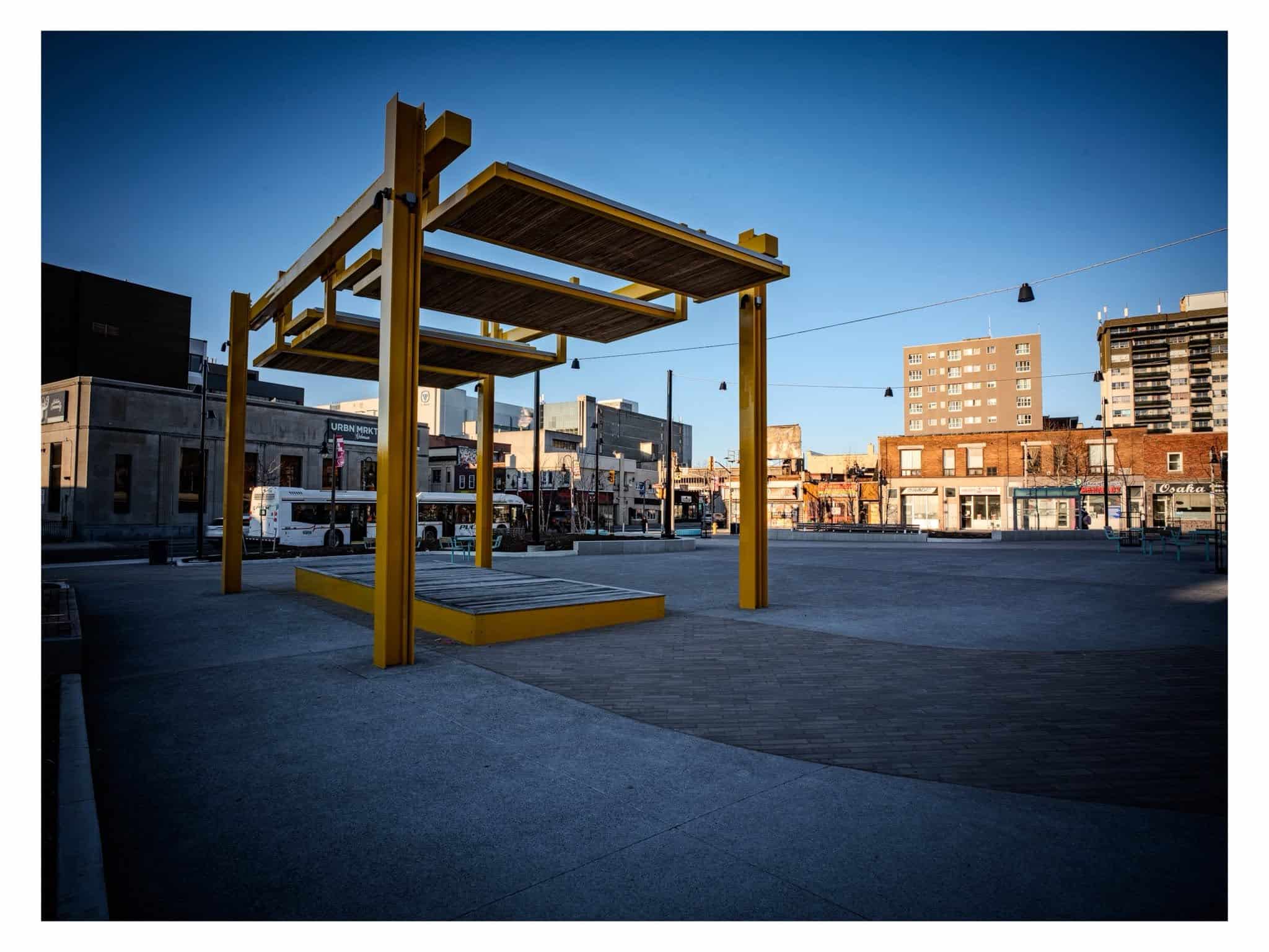 Veterans Square in downtown Oshawa