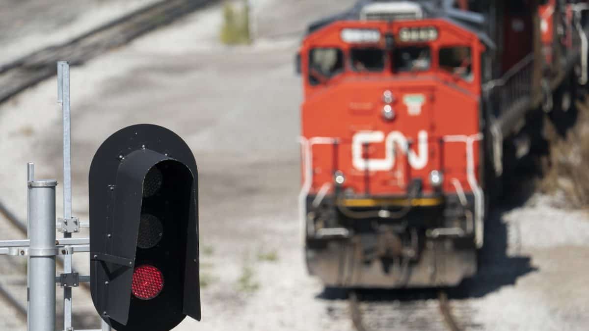 CN Rail wildfires canada