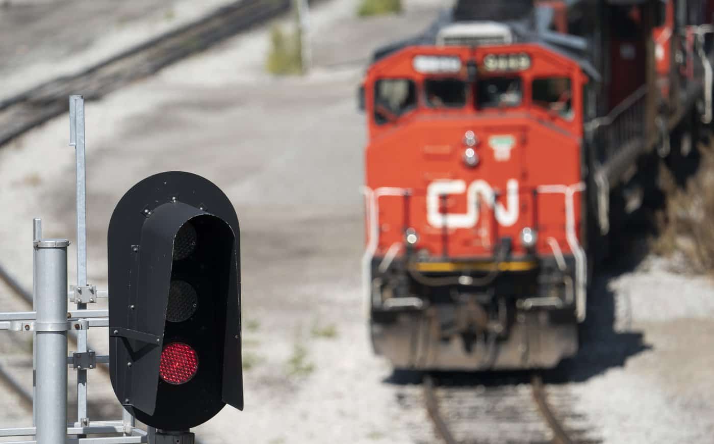 CN Rail wildfires canada