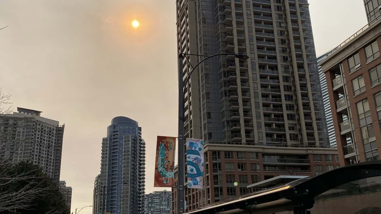 outdoor programs cancelled in mississauga due to poor air quality.